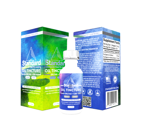 Tincture with 1000mg Delta-8 & 500mg CBD