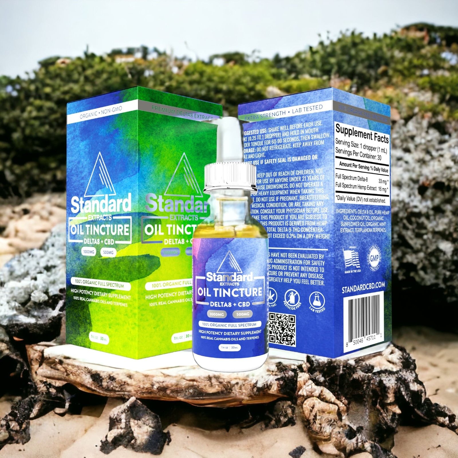 delta-8 CBD Mint Tincture Oil