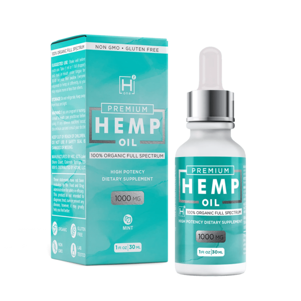 Hemp Health One CBD Mint Tincture
